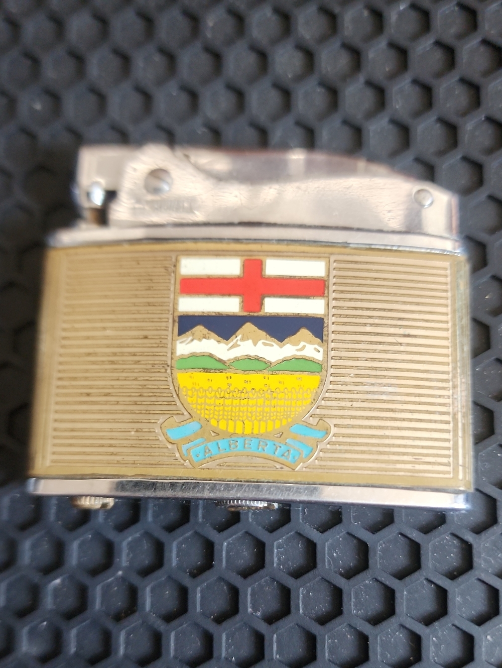 1950s Vintage Crest Gold-tone Light with Alberta Shield